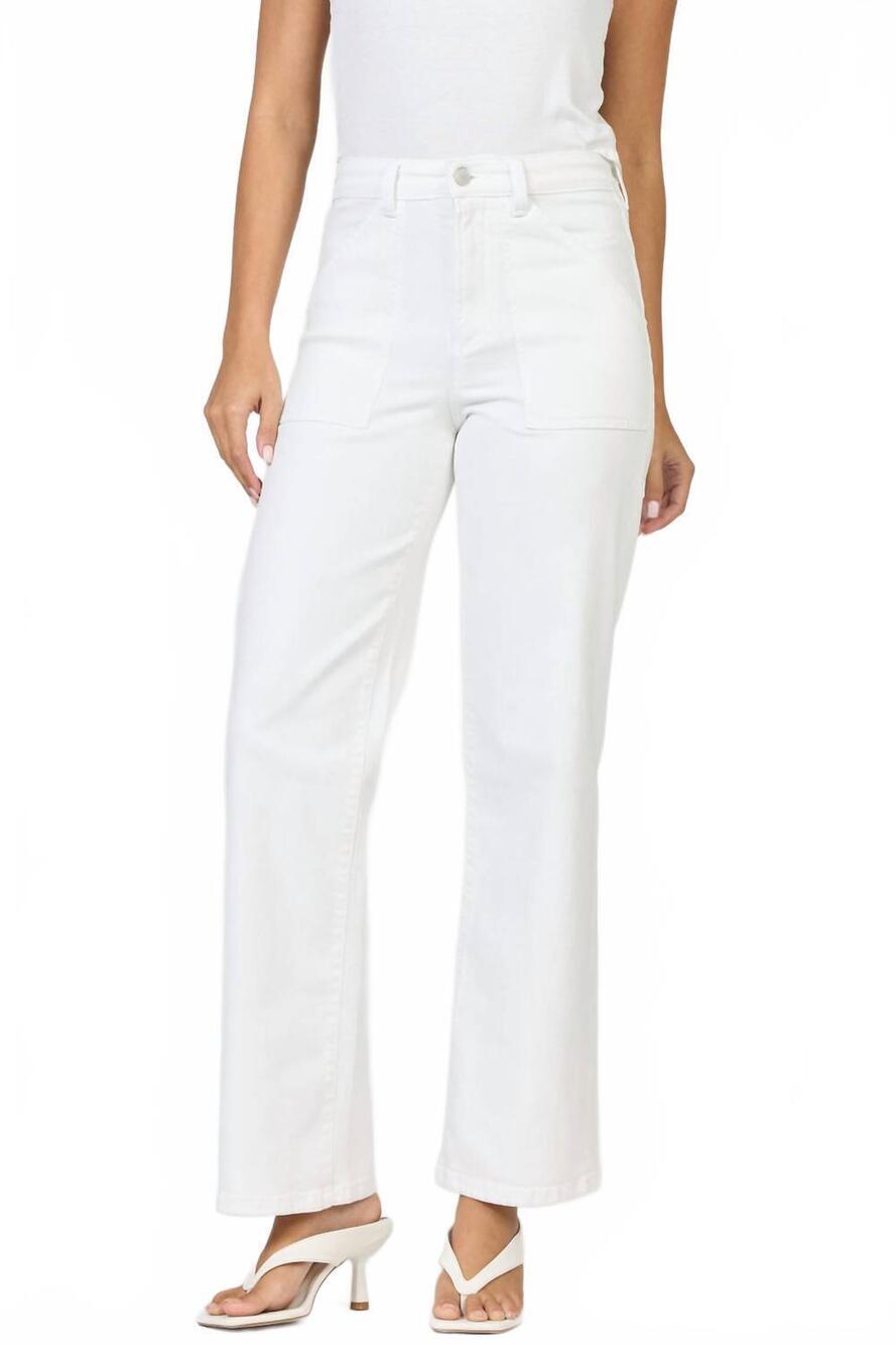 NEW DEAR JOHN DENIM holly straight leg jean in white